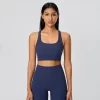 Activewear Manufacturer Medium Support Criss Cross Athletic Yoga Top lycra wholesale custom fitness apparel strong activewear