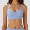 Sports Apparel Manufacturers Women Medium Support Customized Bras Custom Workout Clothes Athletic Apparel Wholesale Suppliers