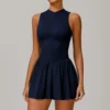 Slim Fit Athletic Dress​ Womens Tennis Golf Dress​ Active Wear Manufacturers Workout Wear Wholesale Women's Yoga Jumpsuit