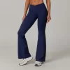 Yoga Pants Suppliers Crossover High Waisted Fitness Flare Pants