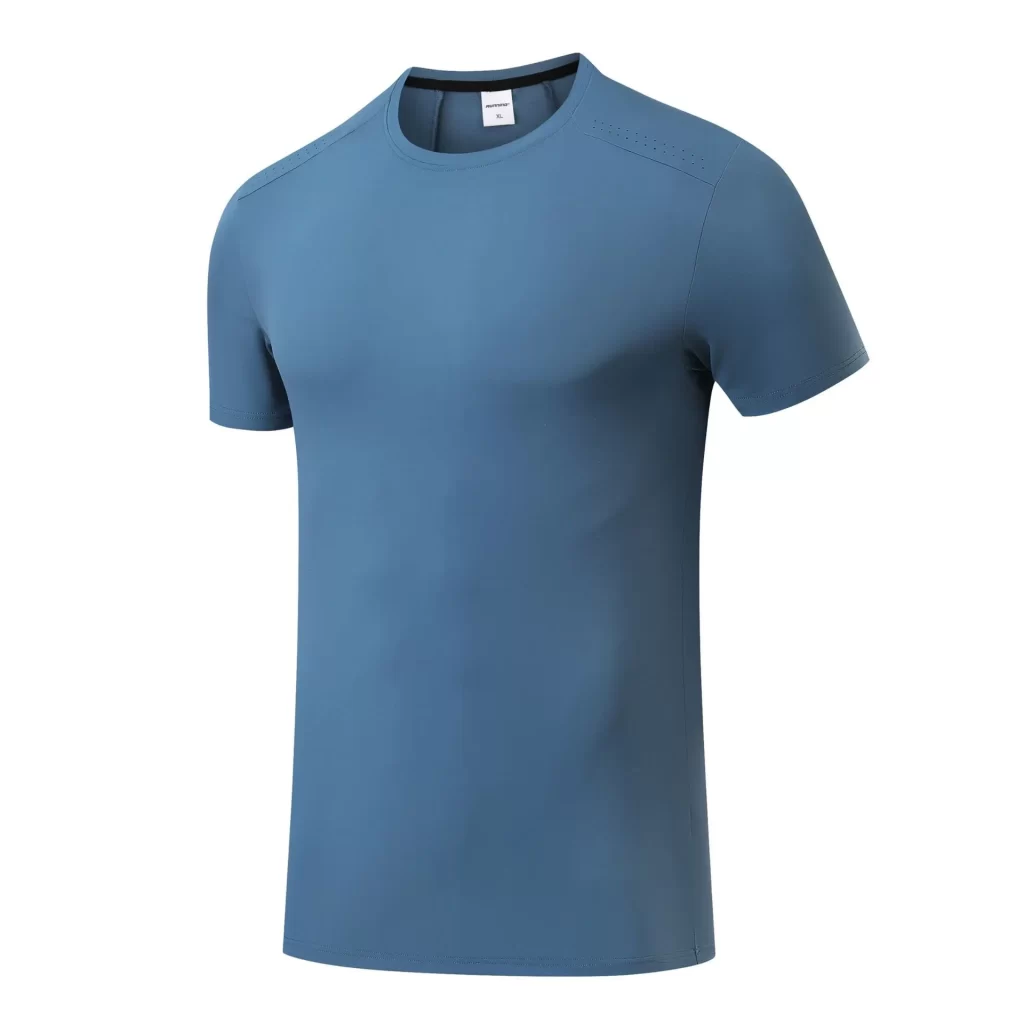 Custom Men's Workout T Shirts Quick Dry Running Short Sleeve Shirts