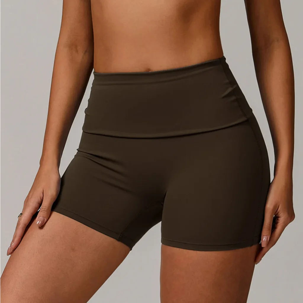 Recycled Fabric Fitness Clothes Bulk Athletic Shorts Wholesale Booty Shorts