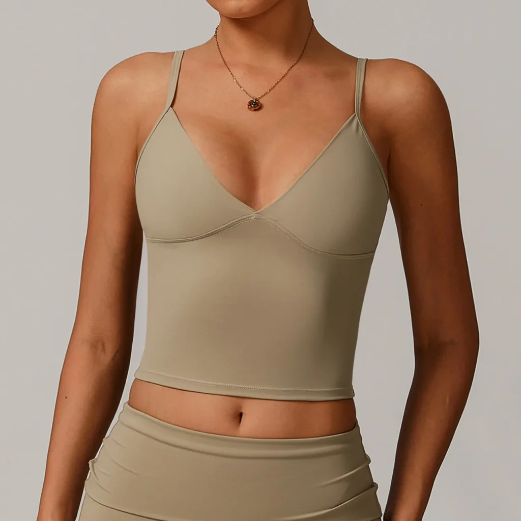 Custom Qorkout Clothing Sportswear Manufacturer Spaghetti Straps Yoga Tank Tops slimming fitness wear gym wear tank top