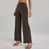 Wholesale Sports Clothing Spark Gym Women Wide Leg Pants wholesale active wear private label fitness apparel manufacturers