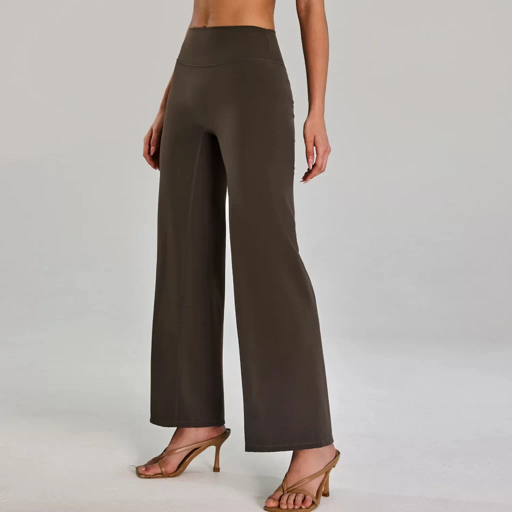 Wholesale Sports Clothing Spark Gym Women Wide Leg Pants wholesale active wear private label fitness apparel manufacturers