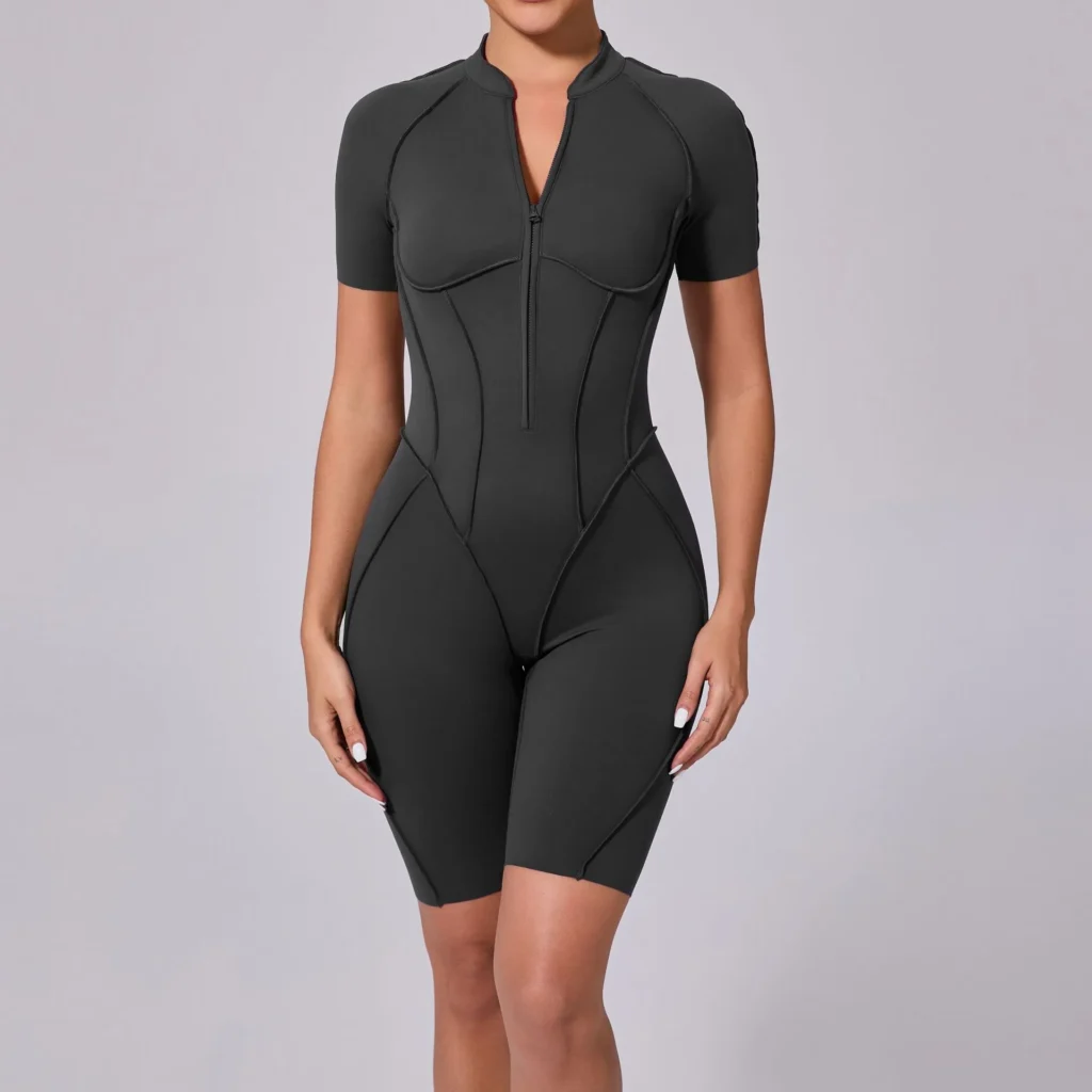 One Piece Athletic Jumpsuit Backless Workout Jumper Bodysuit Fitness Wear Athletic Wear Manufacturers
