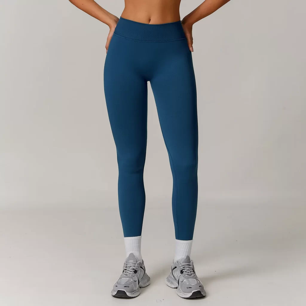 Seamless Apparel Manufacturers Workout Leggings No Front Seam leggings manufacturers high waisted leggings with tummy control