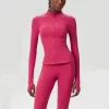 Wholesale Womens Sportswear Lightweight Zipper Long Sleeve Yoga Top wholesale jackets in bulk