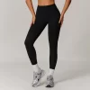 Seamless Apparel Manufacturers Workout Leggings No Front Seam leggings manufacturers high waisted leggings with tummy control