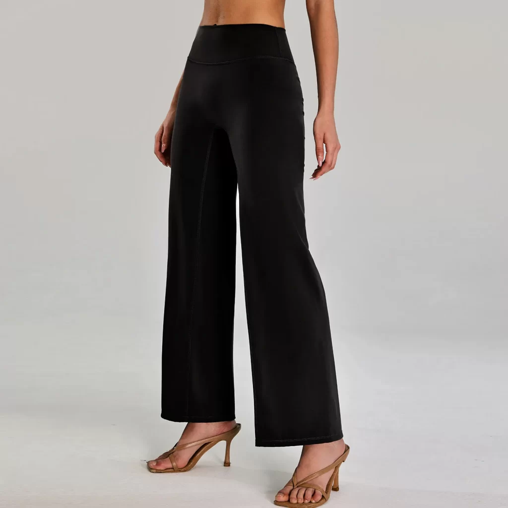 Wholesale Sports Clothing Spark Gym Women Wide Leg Pants wholesale active wear private label fitness apparel manufacturers