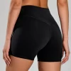 Custom Workout Sets Wholesale Gym Shorts No Front Seam Bike Shorts running shorts booty gym clothes manufacturers
