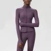 Wholesale Womens Sportswear Lightweight Zipper Long Sleeve Yoga Top wholesale jackets in bulk