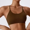Seamless Workout Sets Activewear Manufacturer Women's Strappy Sports Bra Customized Bras wholesale sports clothing custom active wear