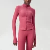 Wholesale Womens Sportswear Lightweight Zipper Long Sleeve Yoga Top wholesale jackets in bulk