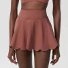 Lycra Activewear Manufacturers Women Wholesale Tennis Skirts built in Shorts Custom Fitness Apparel