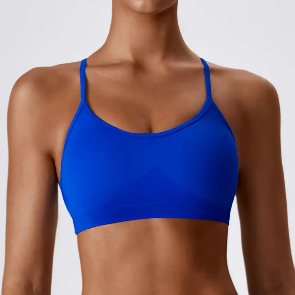 Seamless Workout Sets Activewear Manufacturer Women's Strappy Sports Bra Customized Bras wholesale sports clothing custom active wear