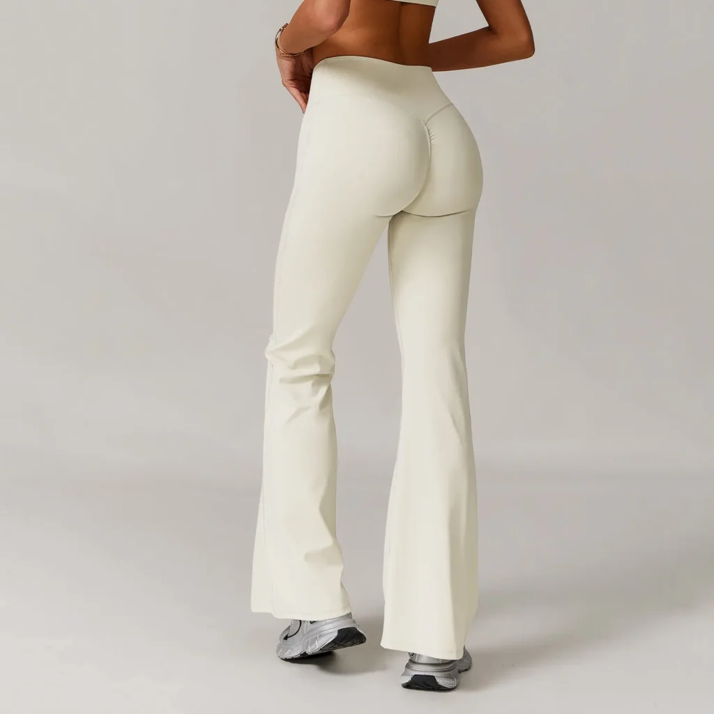 workout leggings no front seam Spark Leggings High Waist Yoga Flared Pants