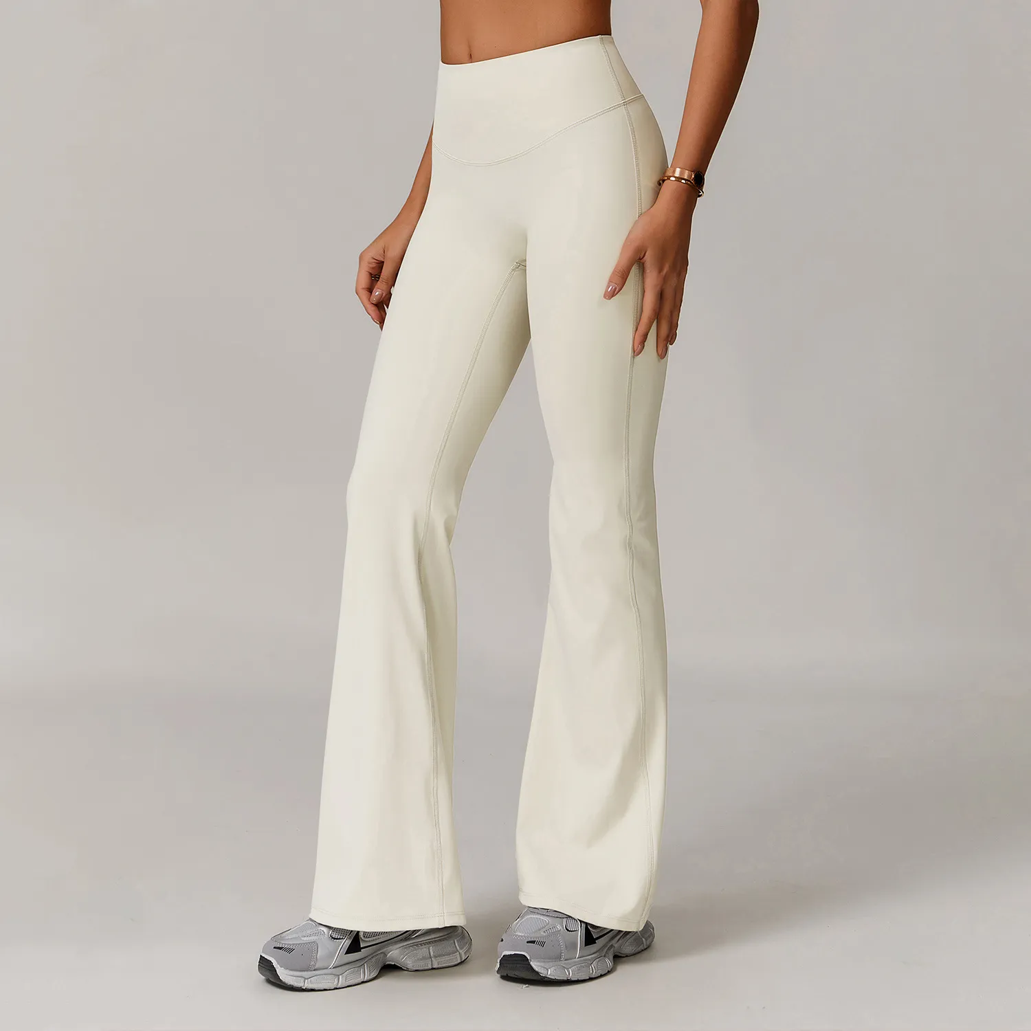 Wholesale Womens Sportswear Spark Leggings High Waist Yoga Flared Pants