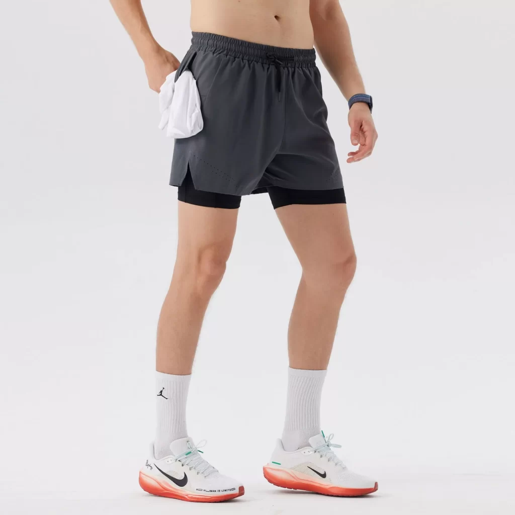 Wholesale Mens Activewear Mens Gym Shorts with Pockets Athletic Running Shorts