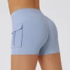 Wholesale Sports Clothing Women Athletic Shorts with Pockets yoga apparel manufacturers wholesale womens activewear