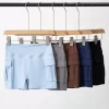 Wholesale Sports Clothing Women Athletic Shorts with Pockets yoga apparel manufacturers wholesale womens activewear