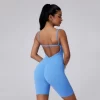 One Piece Athletic Jumpsuit Butt Lifting Workout Bodysuit for Women Sports Apparel Manufacturers Custom Workout Clothes