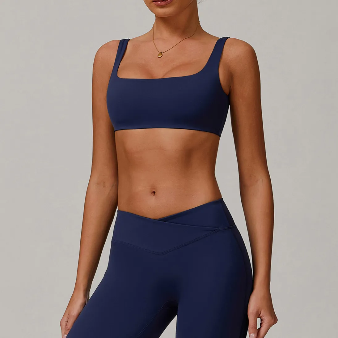 Spark Clothing Custom Athletic Apparel Square Neck Sports Bra