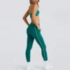Private Label Fitness Clothing Bulk Gym Apparel Tube Bra and Leggings Set