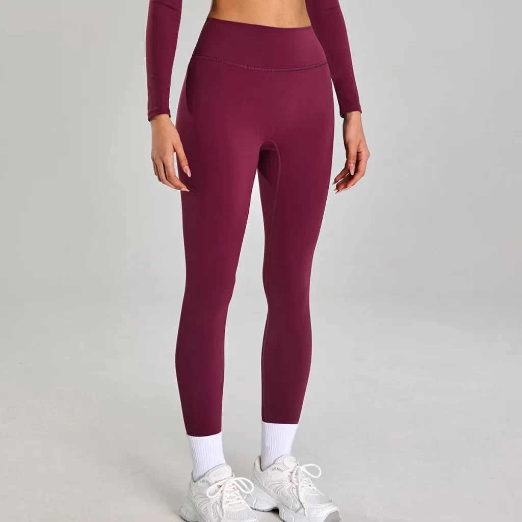 Spark Bulk Athletic Wear No Front Seam Workout Leggings leggings manufacturers yoga pants manufacturers