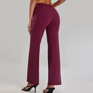 Wholesale Sports Clothing Spark Gym Women Wide Leg Pants wholesale active wear private label fitness apparel manufacturers