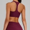 Sports Wear Manufacturing Custom Racerback Sports Bra for Women wholesale women's workout clothing wholesale active wear