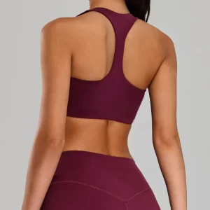 Sports Wear Manufacturing Custom Racerback Sports Bra for Women wholesale women's workout clothing wholesale active wear