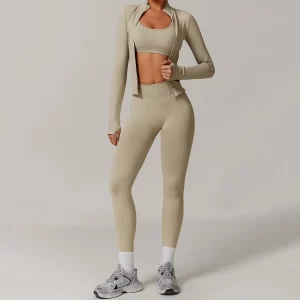 Seamless Apparel Manufacturers Workout Leggings No Front Seam leggings manufacturers high waisted leggings with tummy control