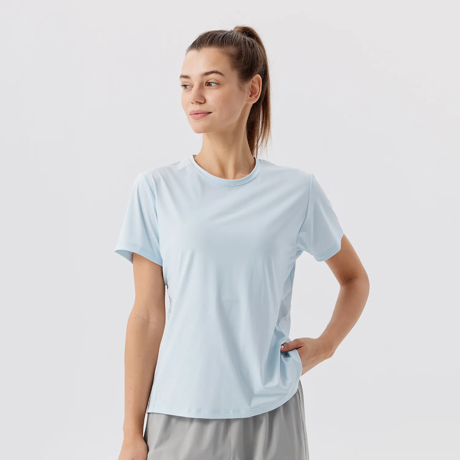 Bulk Workout Shirts Personalised Gym Shirts Breathable Shorts Sleeve Top