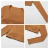Fitness Apparel Manufacturers Wholesale Active Wear Long Sleeve Yoga Tops Premium Clothing Brands