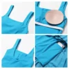 Wholesale Active Clothing Women's Yoga Jumpsuit Tennis Dress with Pockets