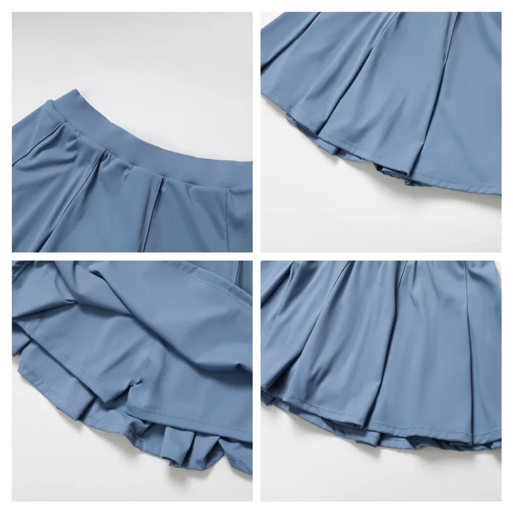 China Sports Clothing Athleisure Manufacturers Wholesale Exercise Tennis Skirts