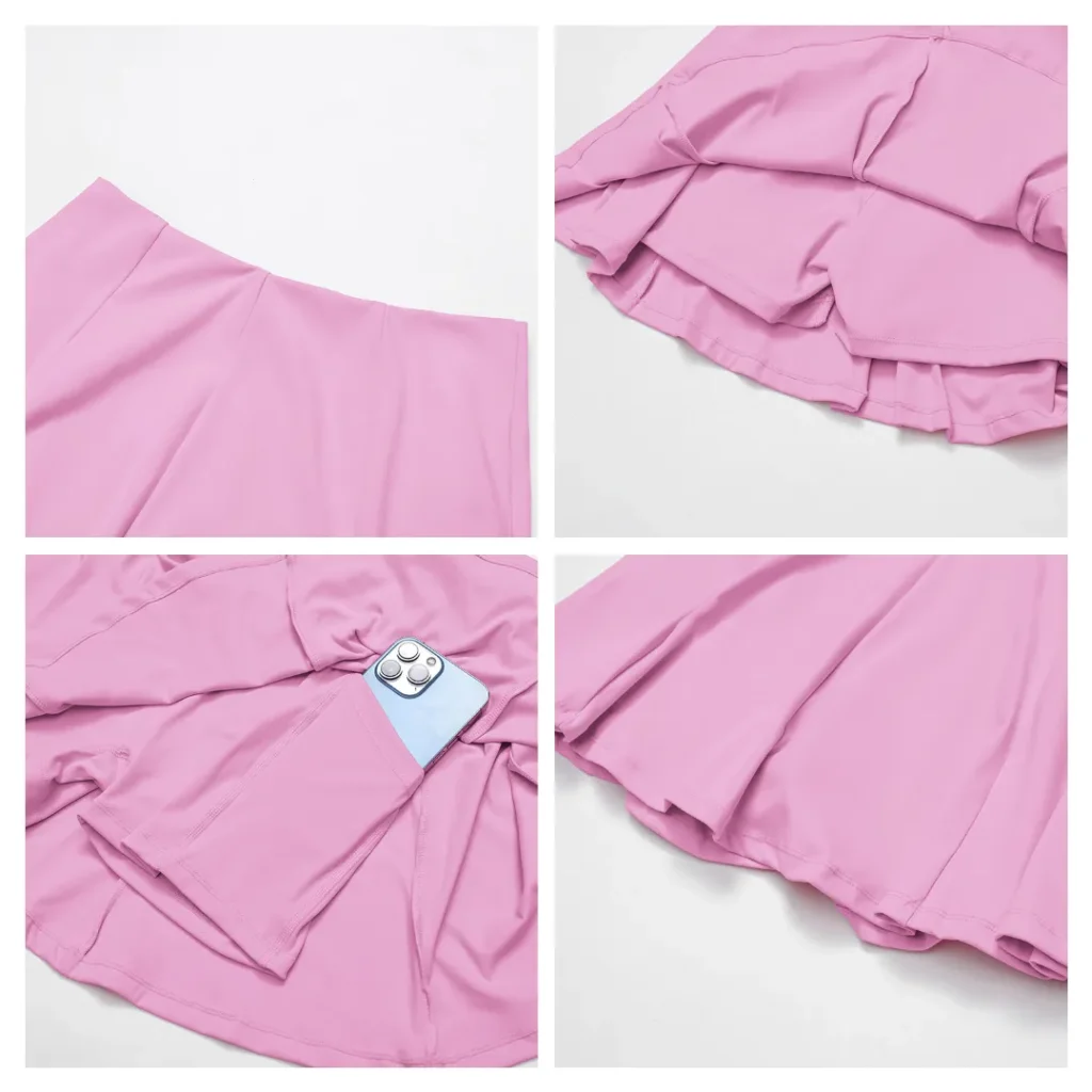 Spark Skirt Sports Apparel Manufacturers Athletic Golf Skirts with Pockets Shorts