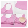 Sports Apparel Wholesale Backless Halter Tops for Women Yoga Crop Tank Tops