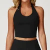 Sports Apparel Wholesale Backless Halter Tops for Women Yoga Crop Tank Tops