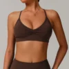 Wholesale Sports Clothing Bulk Bras Strappy Back Sports Bra for Women