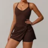 Custom Gym Apparel Womens Tennis Golf Dress with Built-in Bra Athletic Dresses personalised gym clothing