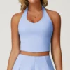 Sports Apparel Wholesale Backless Halter Tops for Women Yoga Crop Tank Tops