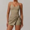 Custom Gym Apparel Womens Tennis Golf Dress with Built-in Bra Athletic Dresses personalised gym clothing