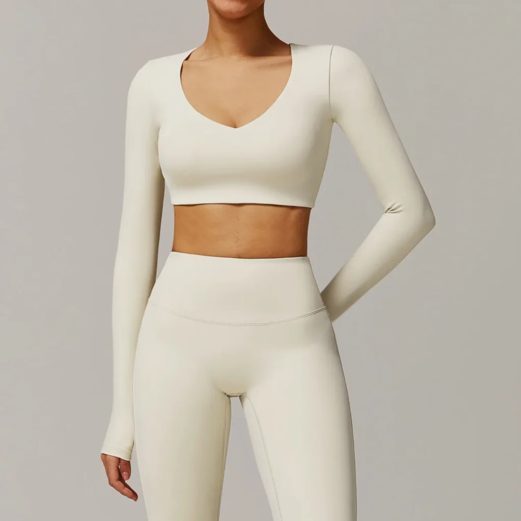 Fitness Apparel Manufacturers Wholesale Active Wear Long Sleeve Yoga Tops
