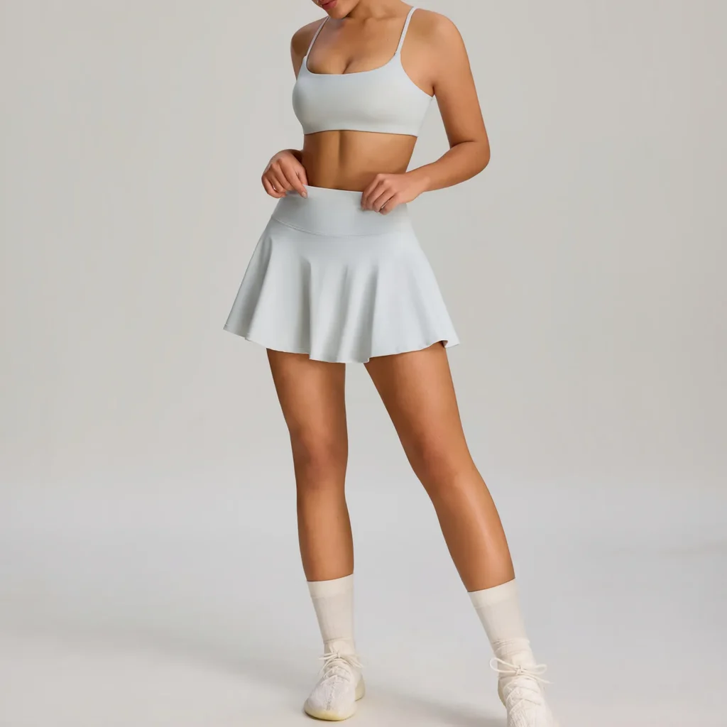 Wholesale Workout Clothing Customized Sports Bras Tennis Outfits Sets wholesale athletic clothing distributors