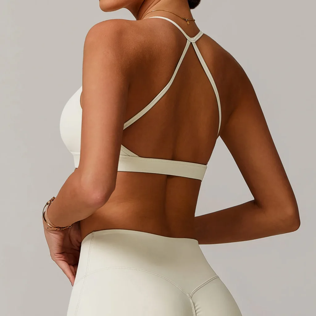 Wholesale Sports Clothing Bulk Bras Strappy Back Sports Bra for Women