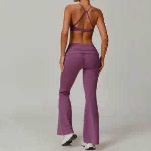 Bulk Athletic Wear High Quality Leggings Wholesale Yoga Flared Pants