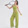 Wholesale Yoga Apparel Sports Bra Manufacturers Women Crew Neck Tank Top