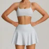 Wholesale Workout Clothing Customized Sports Bras Tennis Outfits Sets